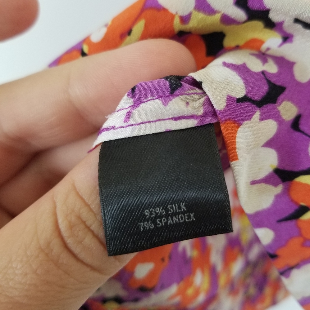 Leif'sDottir Anthropologie Silk blouse size 8 - Picture 4 of 6